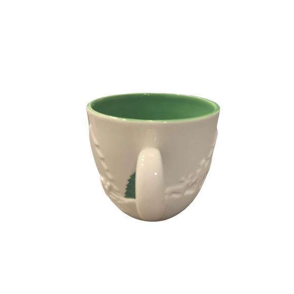 Starbucks Mug 2006 3D Christmas Tree Winter Sled Holiday 16 OZ- Rare Christmas - Picture 4 of 6